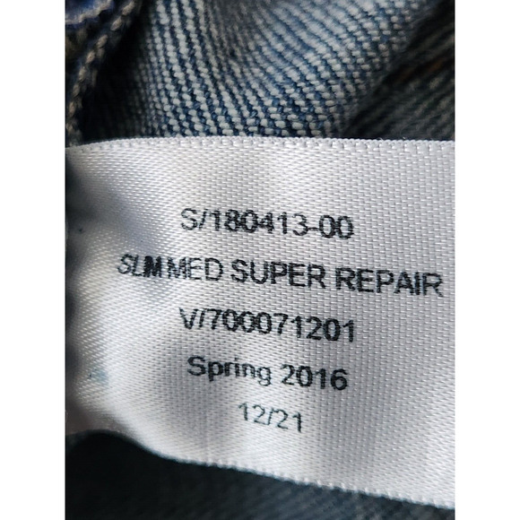 Gap 1969 Slim Men's size 34x30 Distressed Denim Slim Jeans (E3) - Picture 16 of 16